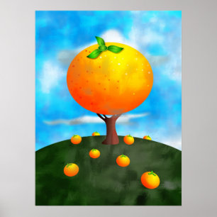 Orange Tree Poster