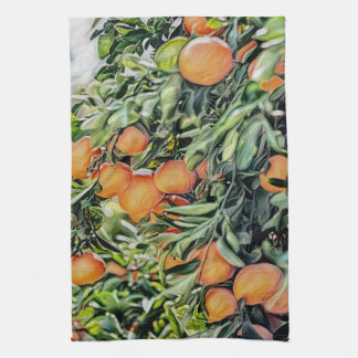 Orange Tree Tea Towel