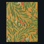 Orange Tree Vintage Wallpaper Pattern Art Nouveau Faux Canvas Print<br><div class="desc">Based on a 1905 wallpaper pattern by artist Walter Cranel called The Orange Tree,  this orange and green artwork is an art nouveau graphic art design.</div>