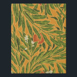 Orange Tree Vintage Wallpaper Pattern Art Nouveau Faux Canvas Print<br><div class="desc">Based on a 1905 wallpaper pattern by artist Walter Cranel called The Orange Tree,  this orange and green artwork is an art nouveau graphic art design.</div>