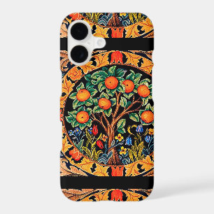 ORANGE TREE WITH GREEN LEAVES,FLOWERS