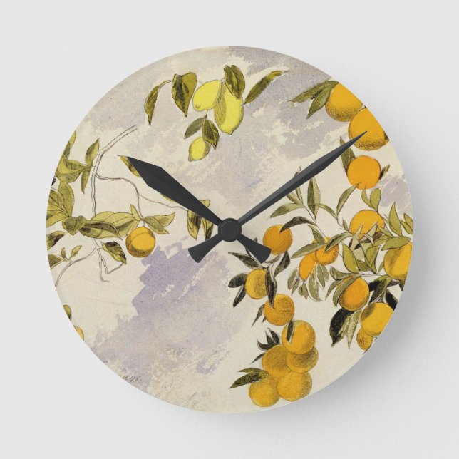 Orange Trees, 1863 (w/c, pen and ink over graphite Round Clock (Front)