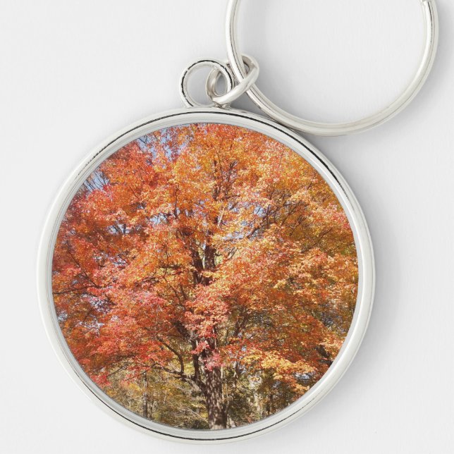 Orange Trees Key Ring (Front)