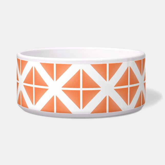 Orange Trendy Triangle Pattern (Front)