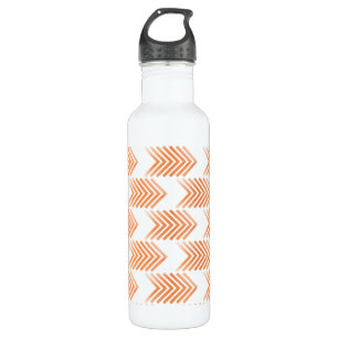 Orange Tribal Arrow Pattern 710 Ml Water Bottle