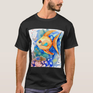 Orange Tropical Fish T-Shirt