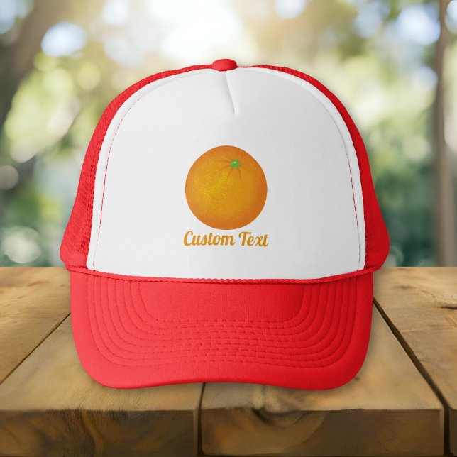 Orange Trucker Hat (Creator Uploaded)