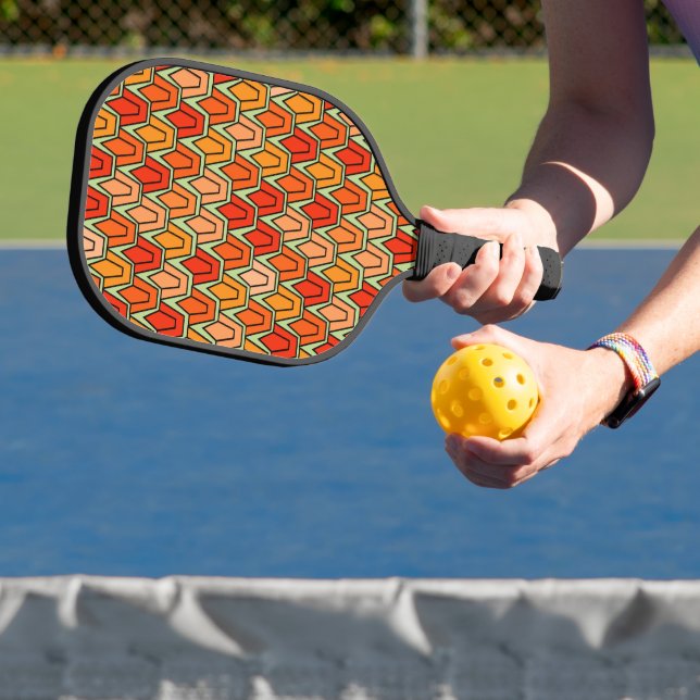 Orange Tulip Field  Pickleball Paddle (Insitu)