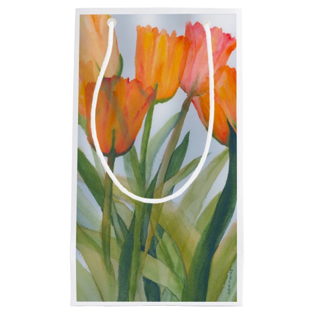 Orange Tulip Gift Bag (Front)