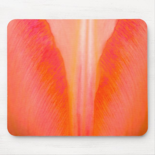 Orange Tulip Mouse Mat (Front)