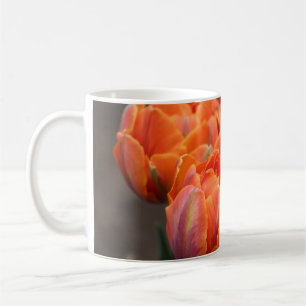 Orange tulip mug