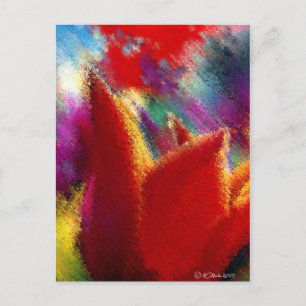 Orange Tulip Postcard