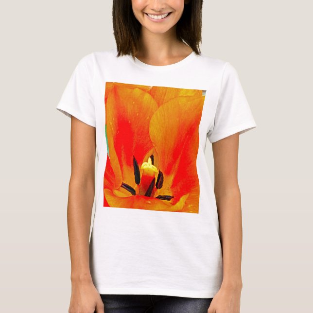 Orange Tulip T-Shirt (Front)