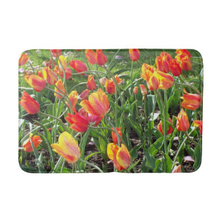 Orange Tulips bathmat