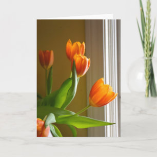 Orange Tulips   Brad Hines Photography Notecard