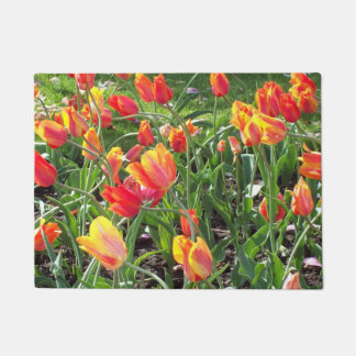 Orange Tulips Doormat