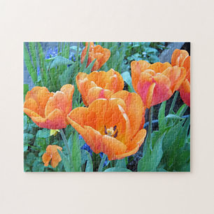 Orange Tulips Jigsaw Puzzle