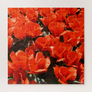 Orange tulips jigsaw puzzle