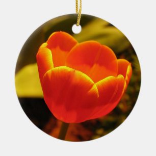 Orange Tulips Ornament