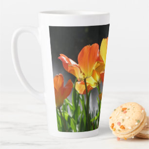 Orange Tulips Tall Mug