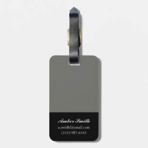 Orange Turban Luggage Tag