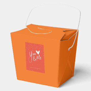 Orange Valentine's Day Favour Box