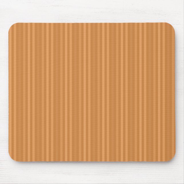 Orange Vertical Stripes Pattern Mouse Mat (Front)