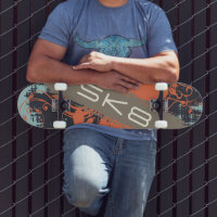 Orange vine with text SK8