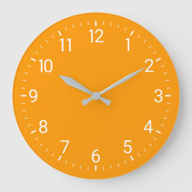 Orange Wall Clock (Front)