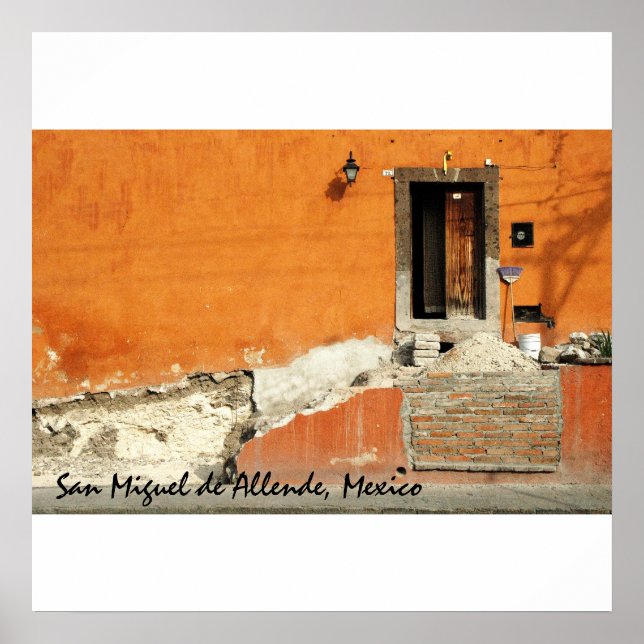 Orange Wall Poster (Front)