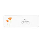 Orange Watercolor California Poppies