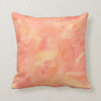 Orange Watercolor Cushion