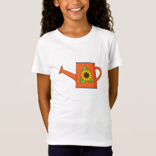 Orange Watering Can with Sunflower T-Shirt