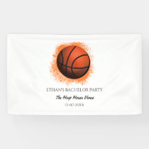 Orange white basketball weekend party - champion
