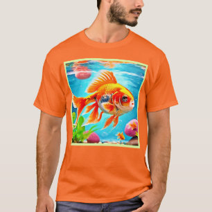 Orange White Goldfish T-Shirt