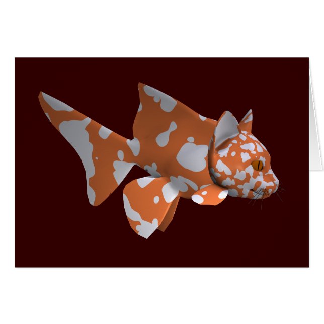 Orange-White Spotted Catfish (Front Horizontal)