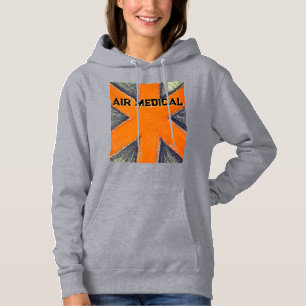 Orange Women's Air Medical hoodie