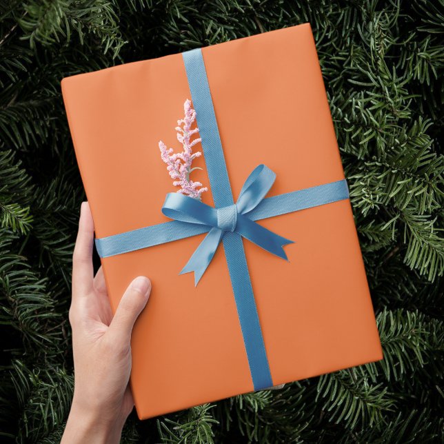 Orange wrapping paper, birthday gift wrapping paper (Creator Uploaded)