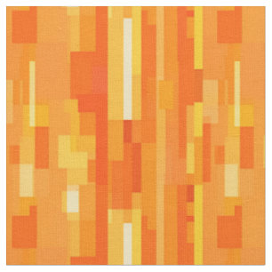 Orange & Yellow Abstract Fabric
