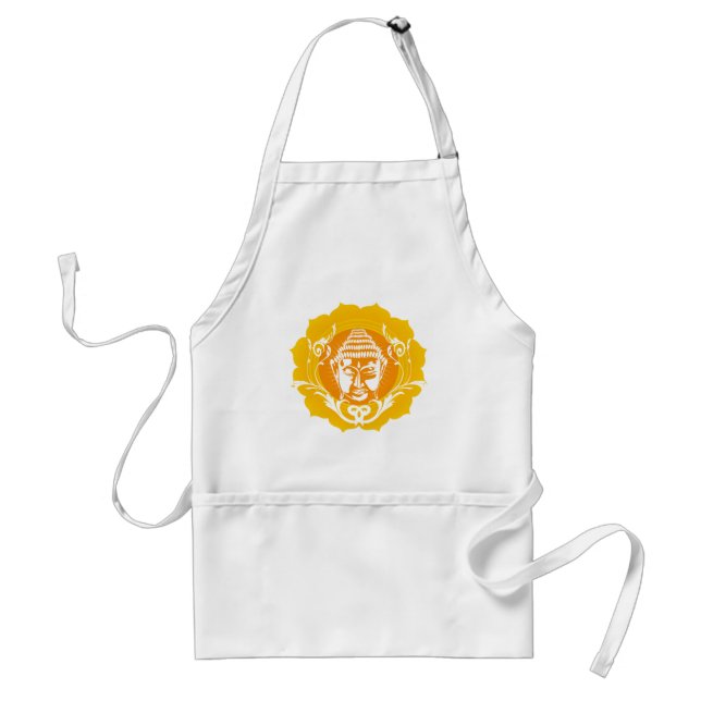 Orange & Yellow Buddha Standard Apron (Front)