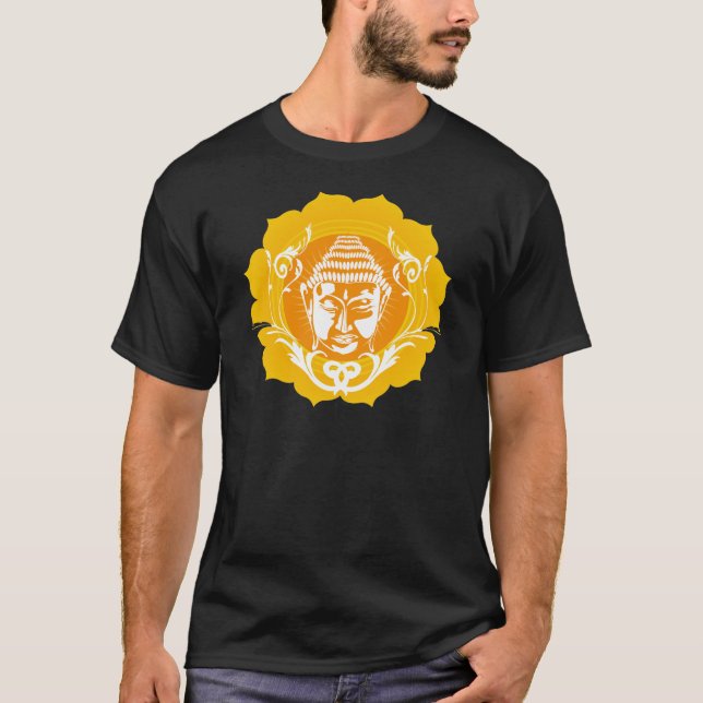 Orange & Yellow Buddha T-Shirt (Front)