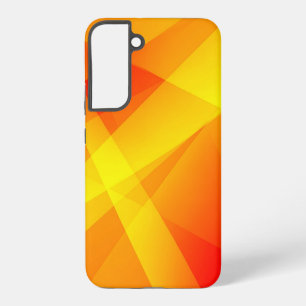Orange Yellow Geometric Abstract Samsung Galaxy Case