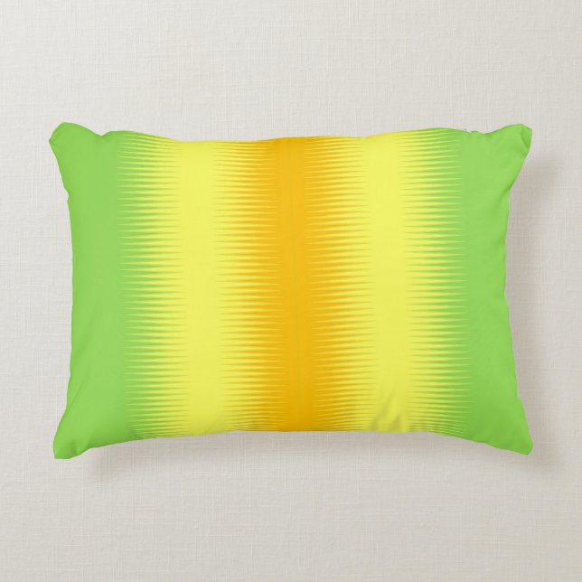 Orange Yellow Green Combo Decorative Cushion (Front)