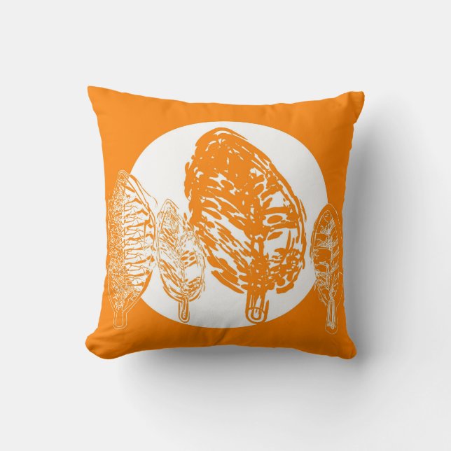 Orange / Yellow Trees - Pillow (Front)