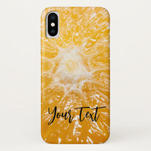 Orange Yellow Unisex Girly iPhone X Case