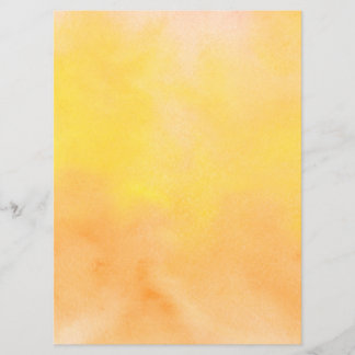 Orange Yellow Watercolor Watercolor Art Painting  Programme