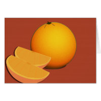 Orange You Glad Custom Interior Text Card