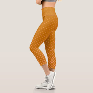 Orange Zazzle_Growshop. Capri Leggings