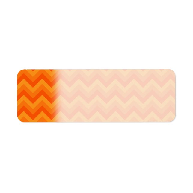 Orange Zigzag Stripes. (Front)