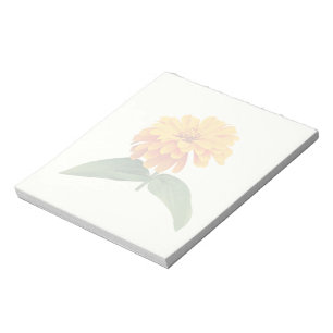 Orange Zinnia Notepad